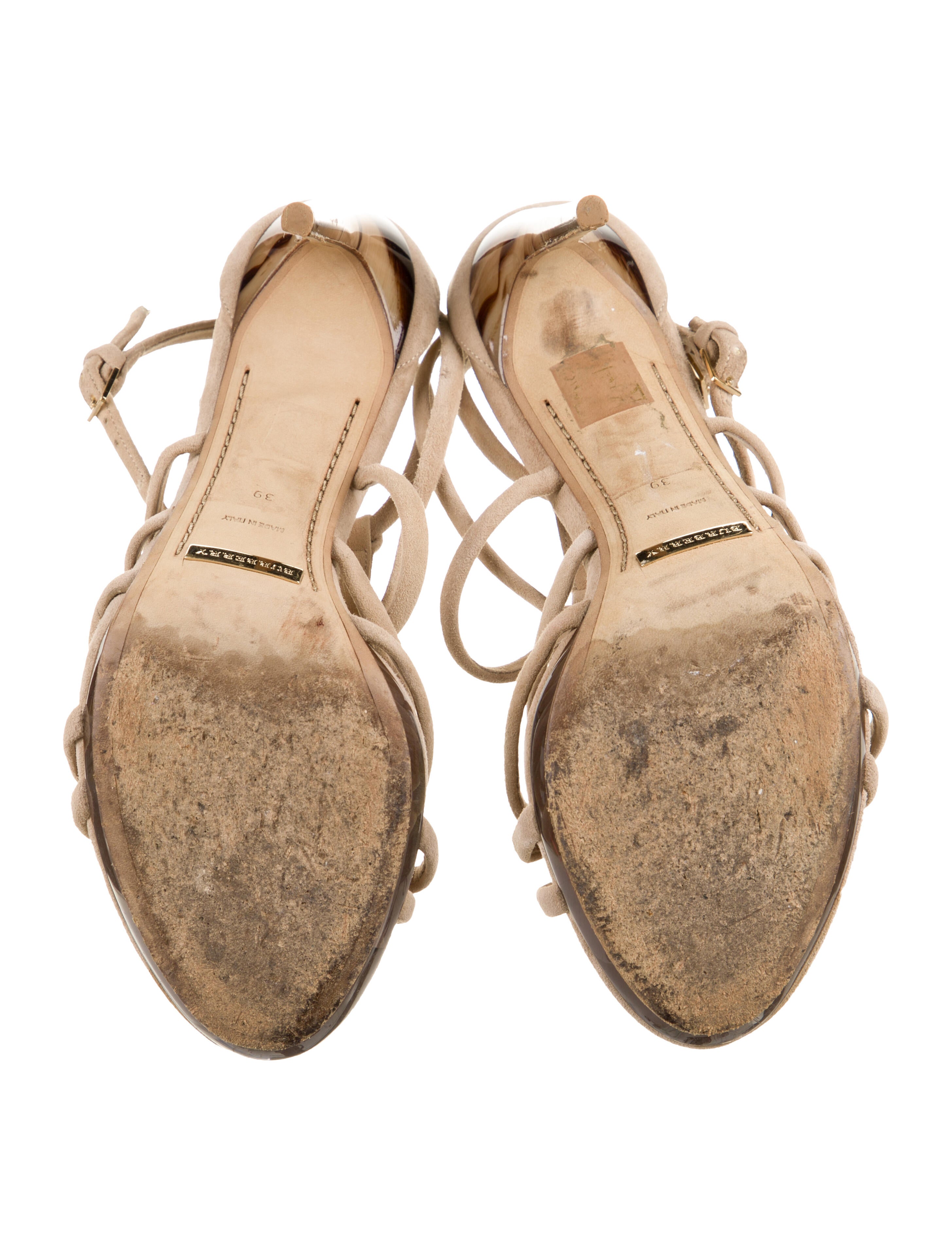 Burberry Suede Sandals